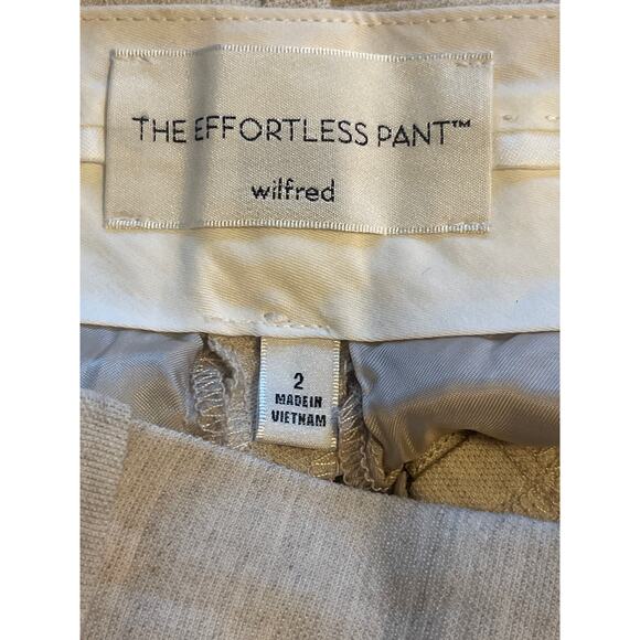 Aritzia Wilfred Cream Effortless Leg Pants - Picture 15 of 15